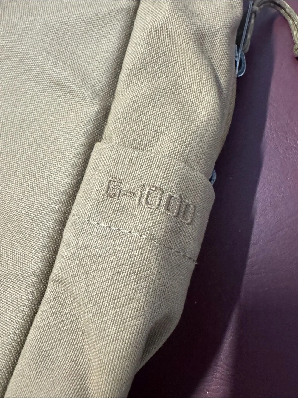 Fjallraven Kånken-Style Canvas High End WORN Distressed Women’s Tan Backpack